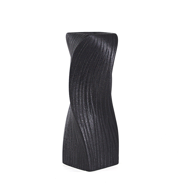 Moderne abstrakte skulpturale Vase Karnz