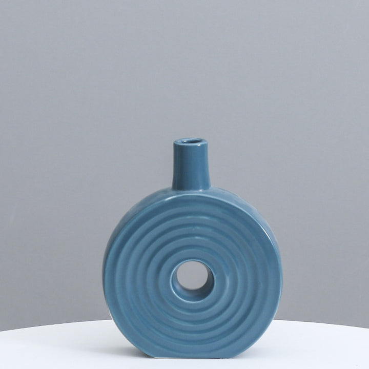 Dekorative runde Keramikvase Karnz