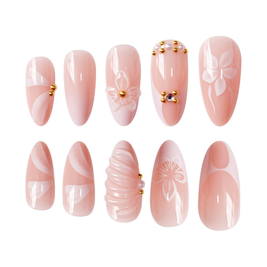 Dekorative 3D Blumen Nail Art Design Karnz