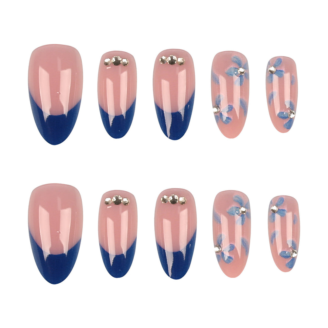 Premium Press-On Nail Tips Set mit Zubehör