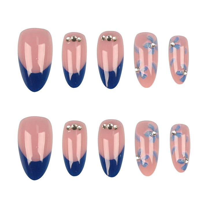 Premium Press-On Nail Tips Set mit Zubehör