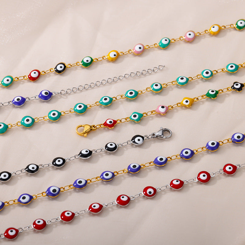 Evil Eye Schutz Anklet Karnz