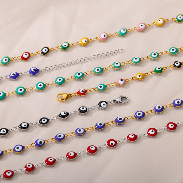 Evil Eye Schutz Anklet Karnz