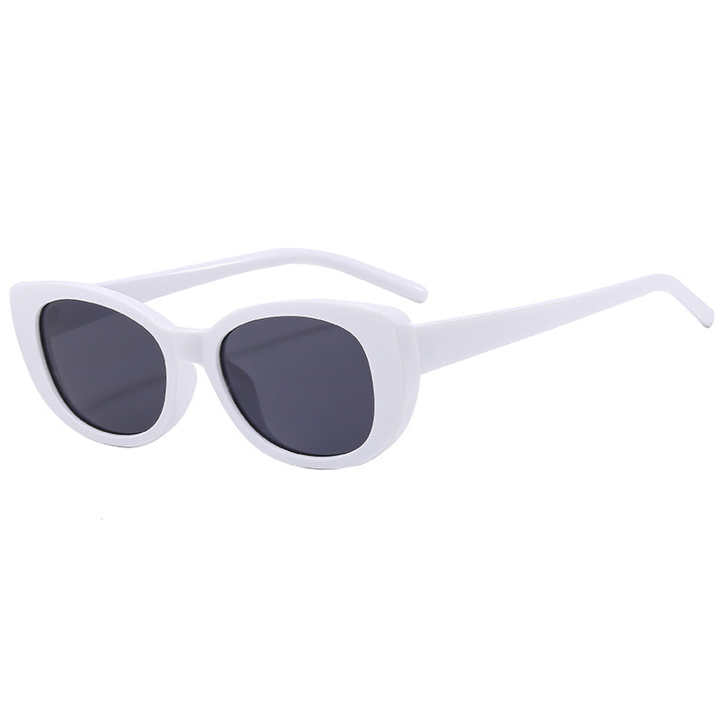 Damen Cat-Eye Sonnenbrille mit hochglänzendem Kunststoffrahmen Karnz