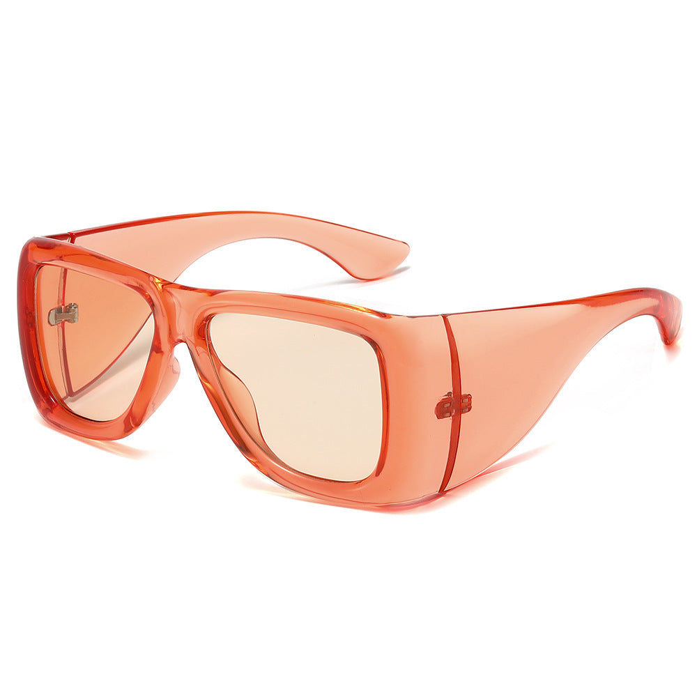 Oversized modegetriebenen Shield-Sonnenbrillen Karnz