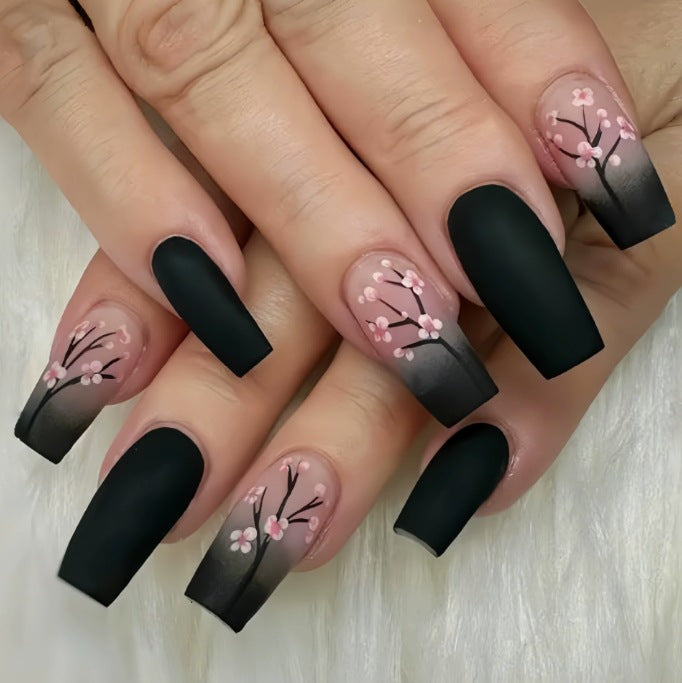Künstlerisches Floral Französisches Nagelkunstset Karnz