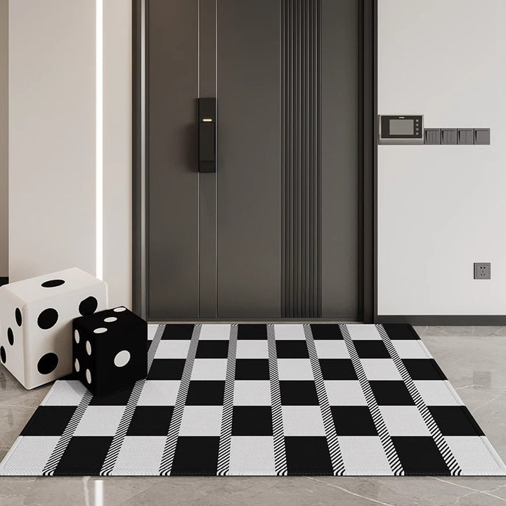 Moderne geometrische Fußmatte