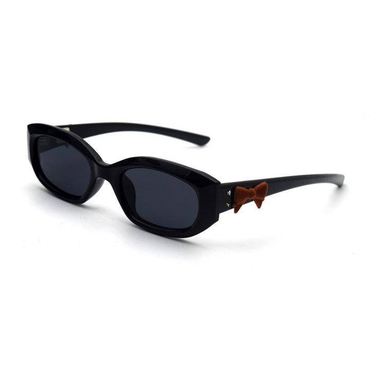 Trendy Cat-Eye Sonnenbrille mit adorabler Teddy-Bären-Akzent Karnz