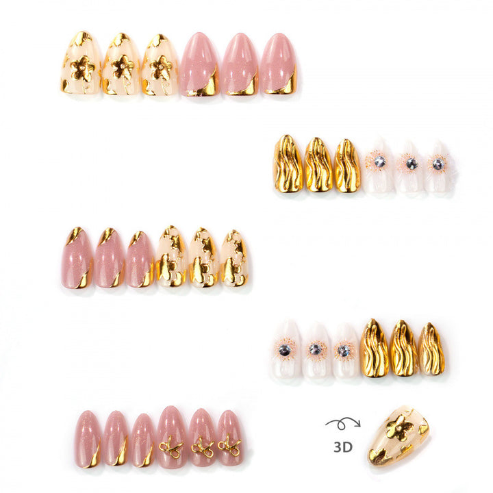 Premium Dekorative Press-On Nagel Set 1790736417