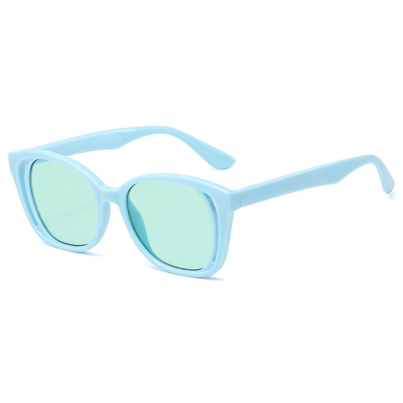 Damen stilvolle Cat-Eye Sonnenbrille mit robustem Rahmen Karnz