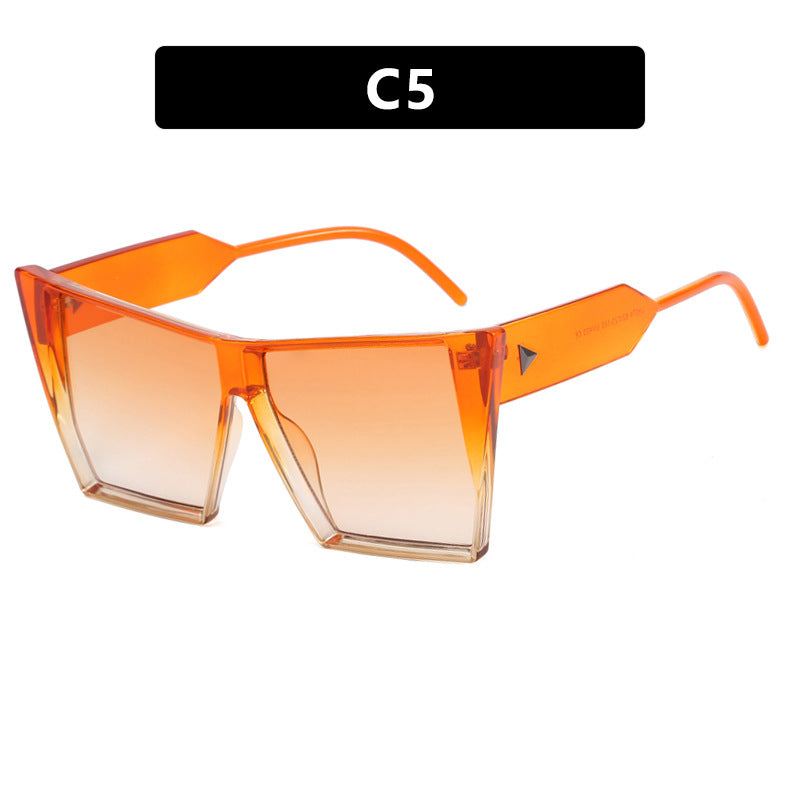 Damen geometrische Sonnenbrille mit innovative Gläsern Karnz