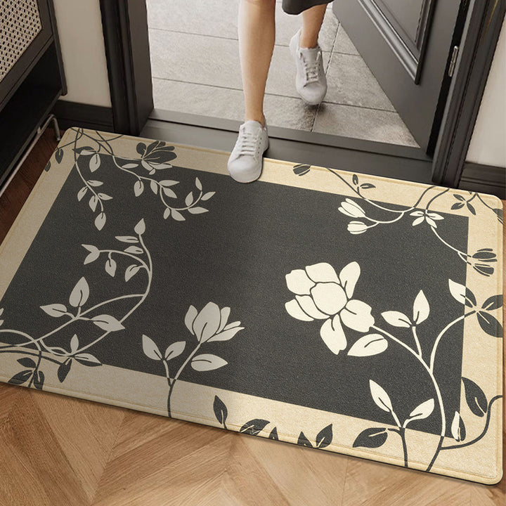 Dekorativer floraler Druck Fußmatte