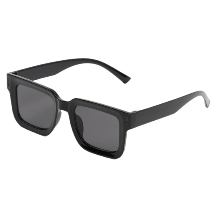 Damen Modische quadratische Sonnenbrille mit soften Linien Karnz