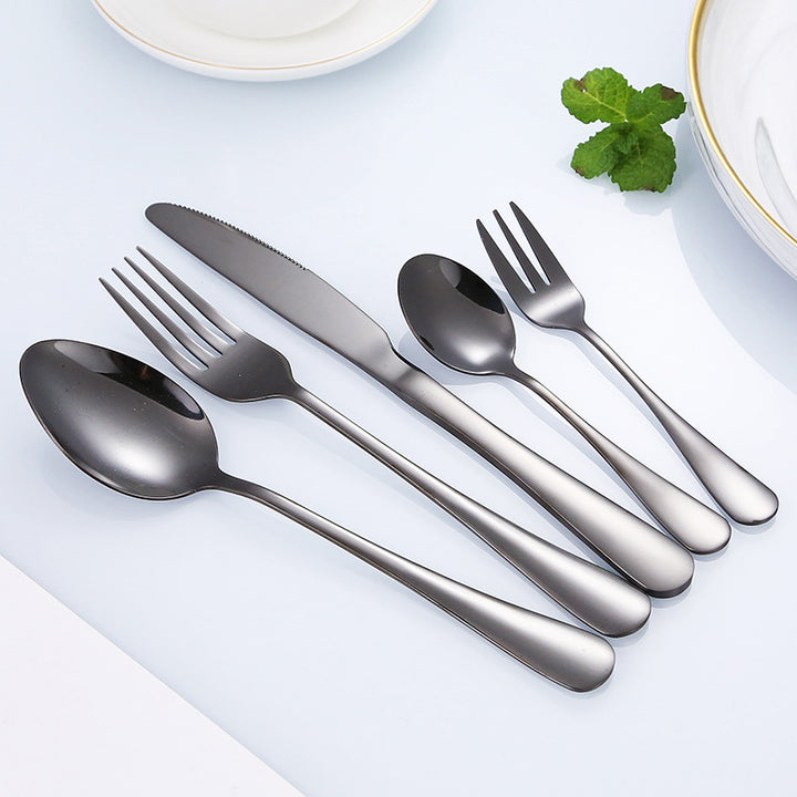 Elegantes Edelstahl-Besteckset mit Ergonomischem Griff Karnz