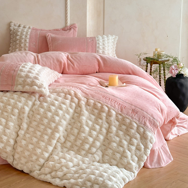 Elegantes Samt Bettwäsche Set