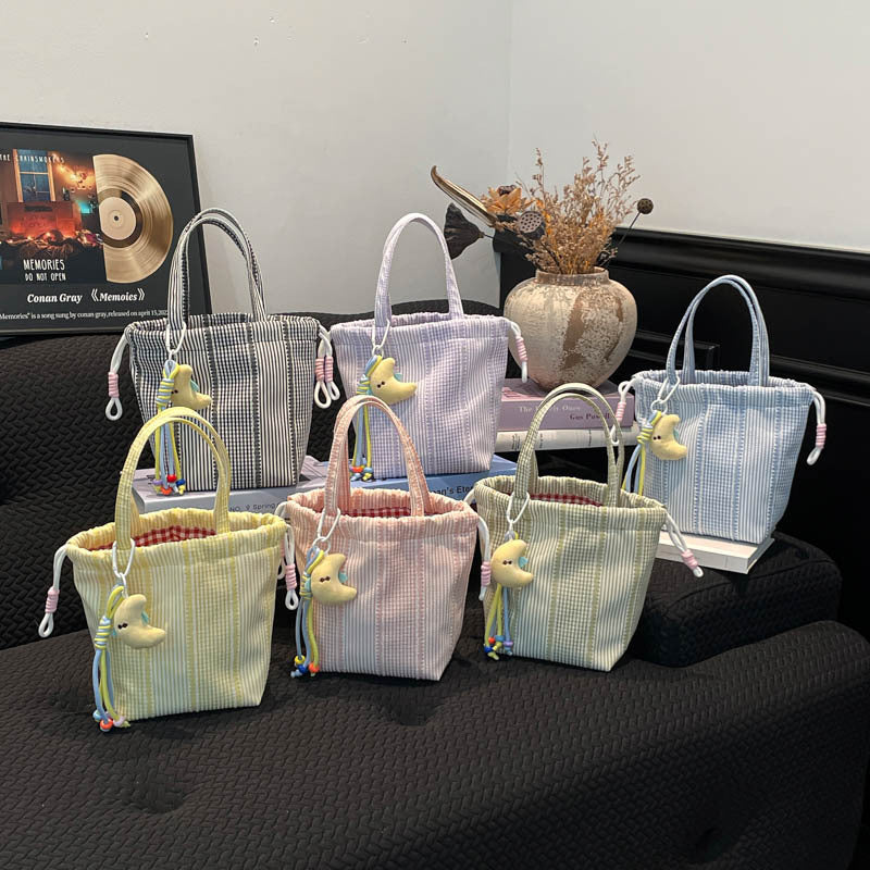 WoDrawstring Utility Tote Bag Karnz