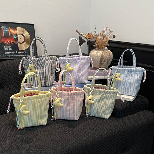 WoDrawstring Utility Tote Bag Karnz