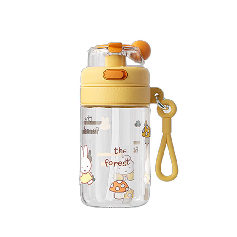Damen Trinkflasche mit interaktivem Deckel und niedlichem Tierdesign Karnz