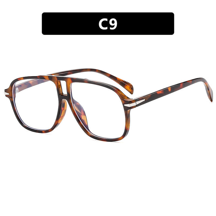 Damen modische, quadratische Sonnenbrille mit stylischem Rahmen Karnz
