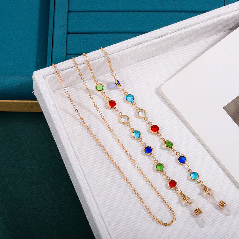 Elegante Brillenhalter Kette Karnz