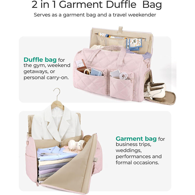 Elegante Reisetasche mit Integriertem Anzugfach Karnz