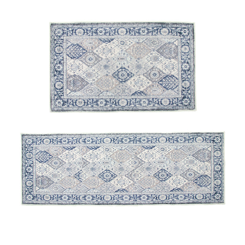 Künstlerisches Vintage geometrisches Teppichset Karnz