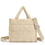 Damen modische Schultertasche mit gepolstertem Design Karnz