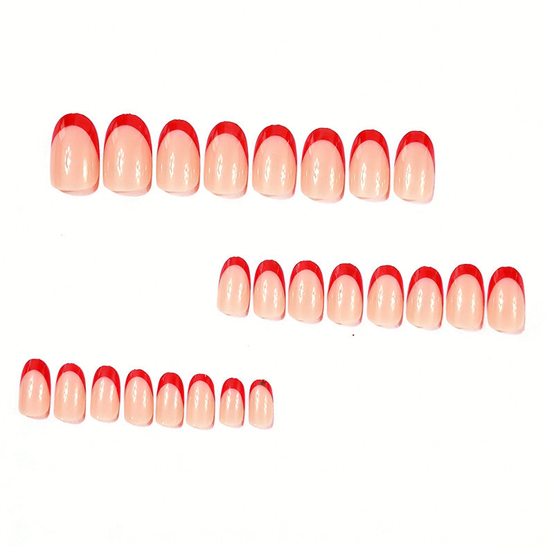 Elegantes französisches Spitzen-Nagelset Karnz