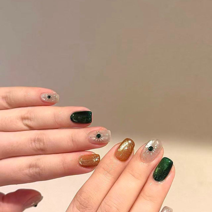 Künstlerisches saisonales Nageldesign-Set