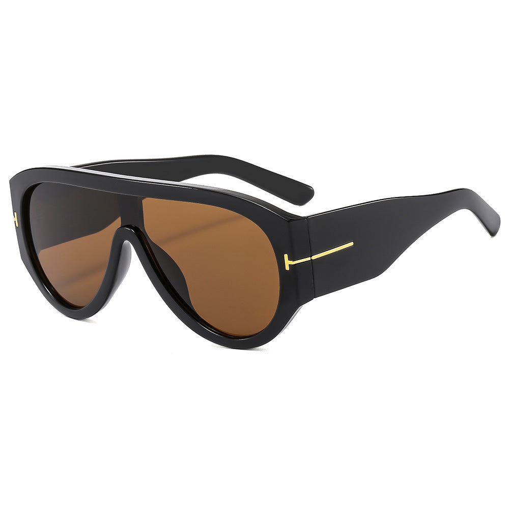 Bold Shield Sonnenbrille mit Statement-Design Karnz