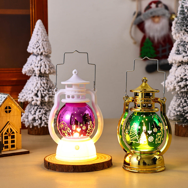 Nostalgische LED Weihnachtslaterne Karnz