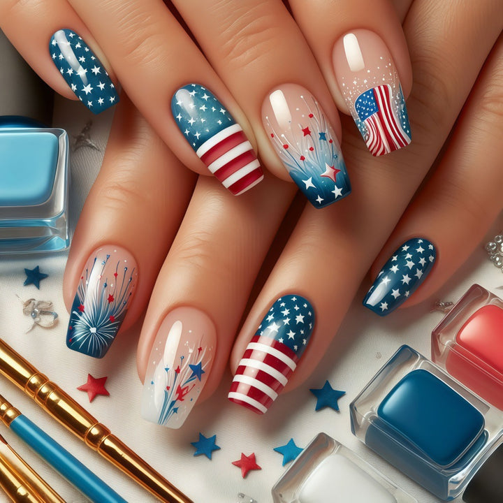 Künstlerische Nagelspitzen Karnz