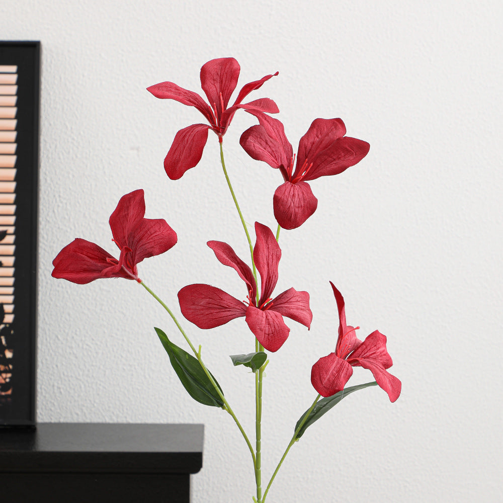 Künstlicher Orchideenblütenzweig mit filigranen Blüten Karnz