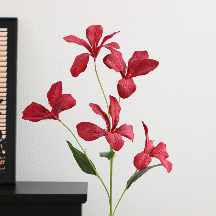 Künstlicher Orchideenblütenzweig mit filigranen Blüten Karnz