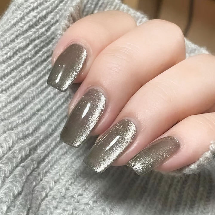 Schimmernde Ombre Press-On Nägel
