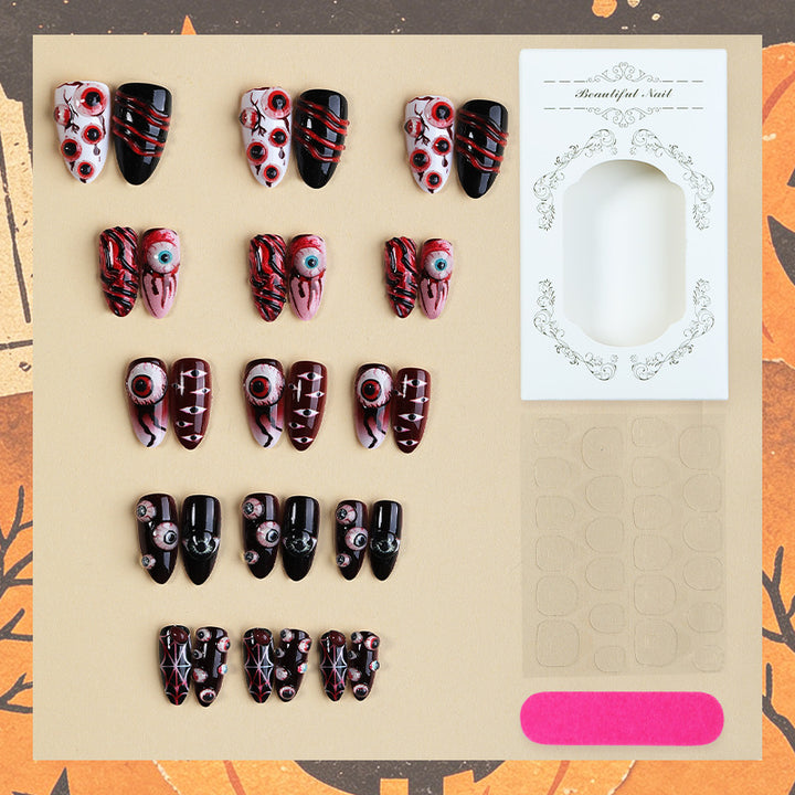 Spooky Themed Press-On Nägel Set Karnz