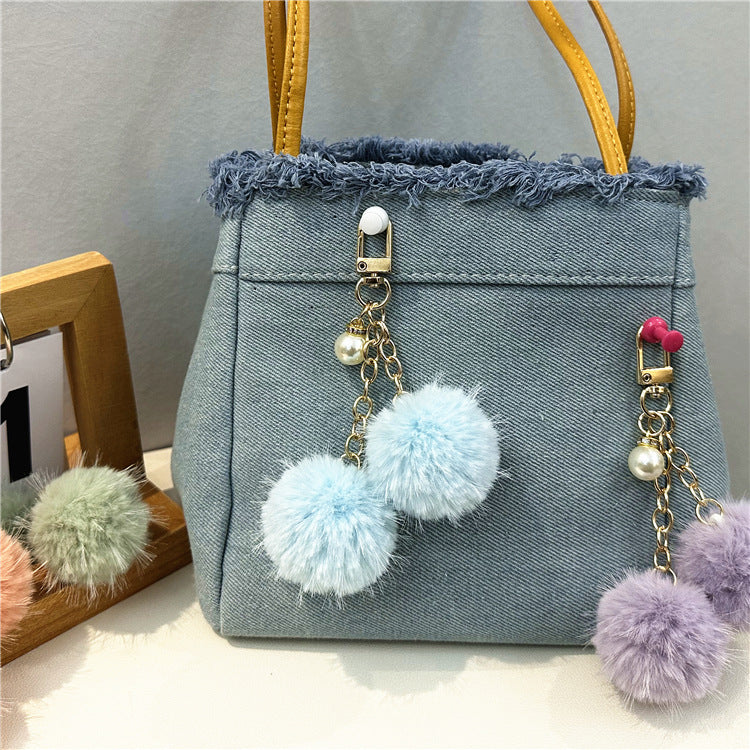 Stilvolle Denim Tragetasche Karnz