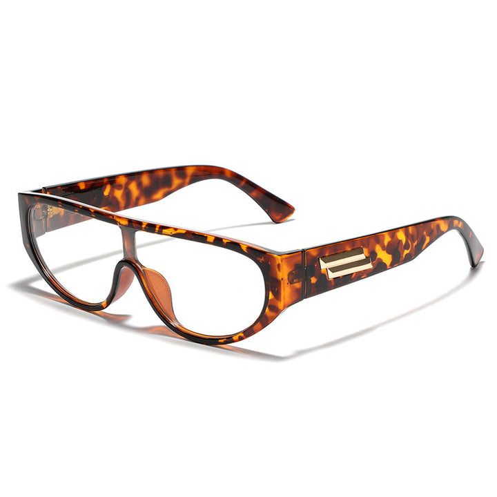 Damen sportliche Sonnenbrille mit maßgeschneidertem Rahmen Karnz