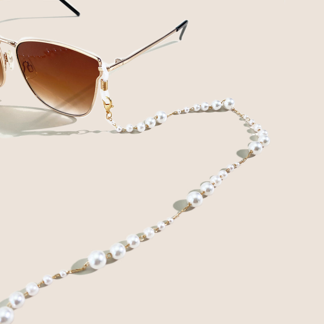 Elegante Perlen Brillenketten Karnz