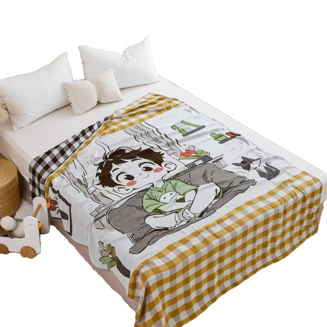 Unisex Kuscheldecke mit liebevollem Tierdesign Karnz