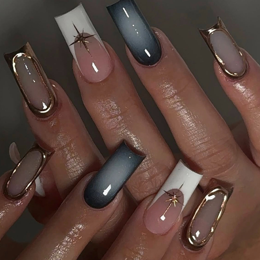 Stylische Press-On-Nagelerweiterungen Karnz