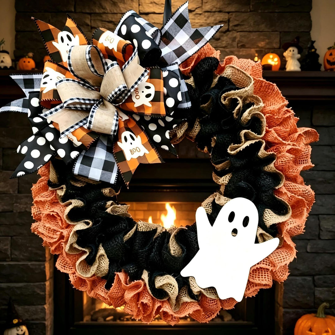 Festlicher Halloween Türkranz