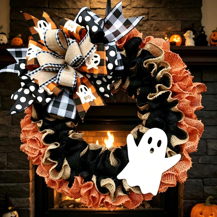 Festlicher Halloween Türkranz