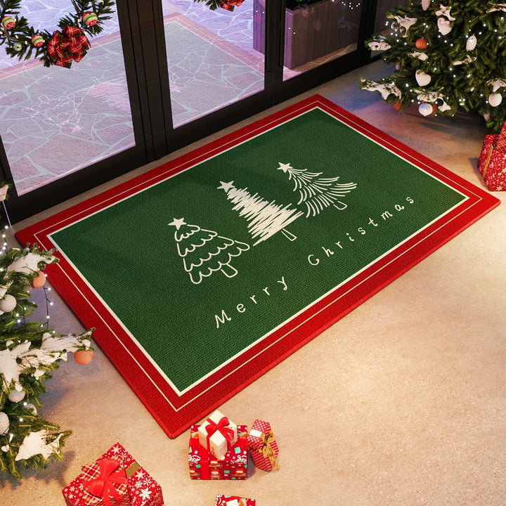 Festliche Weihnachtsbaum-Themen-Innendoormat Karnz