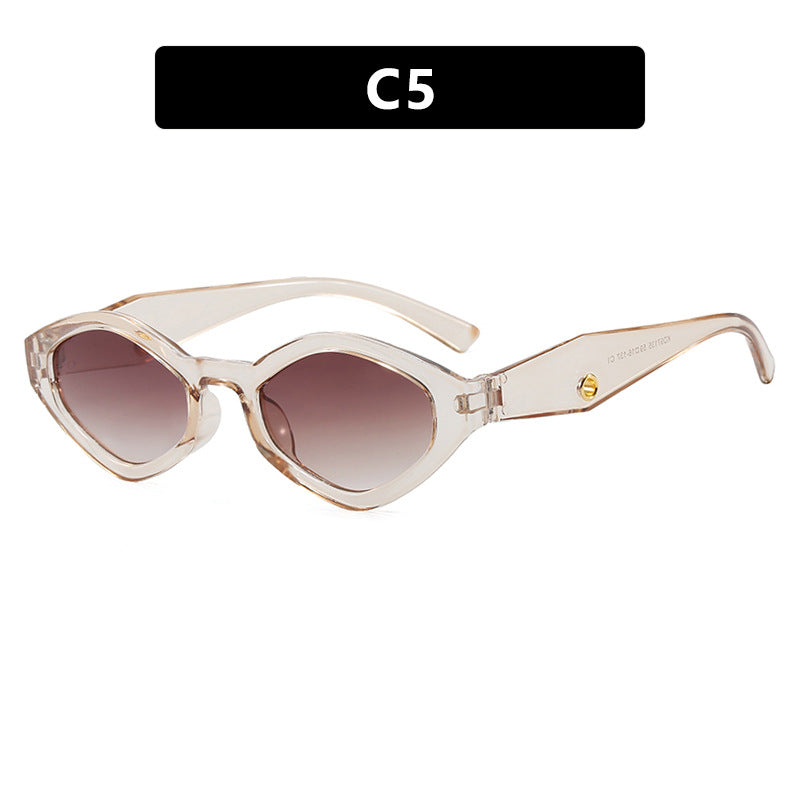 Damen modische Sonnenbrille im markanten Schmetterlingsdesign Karnz