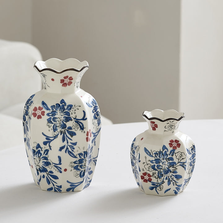 Elegante Keramik Blumenvase Karnz