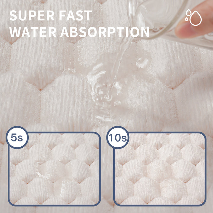 Absorbierende Waben-Badematte