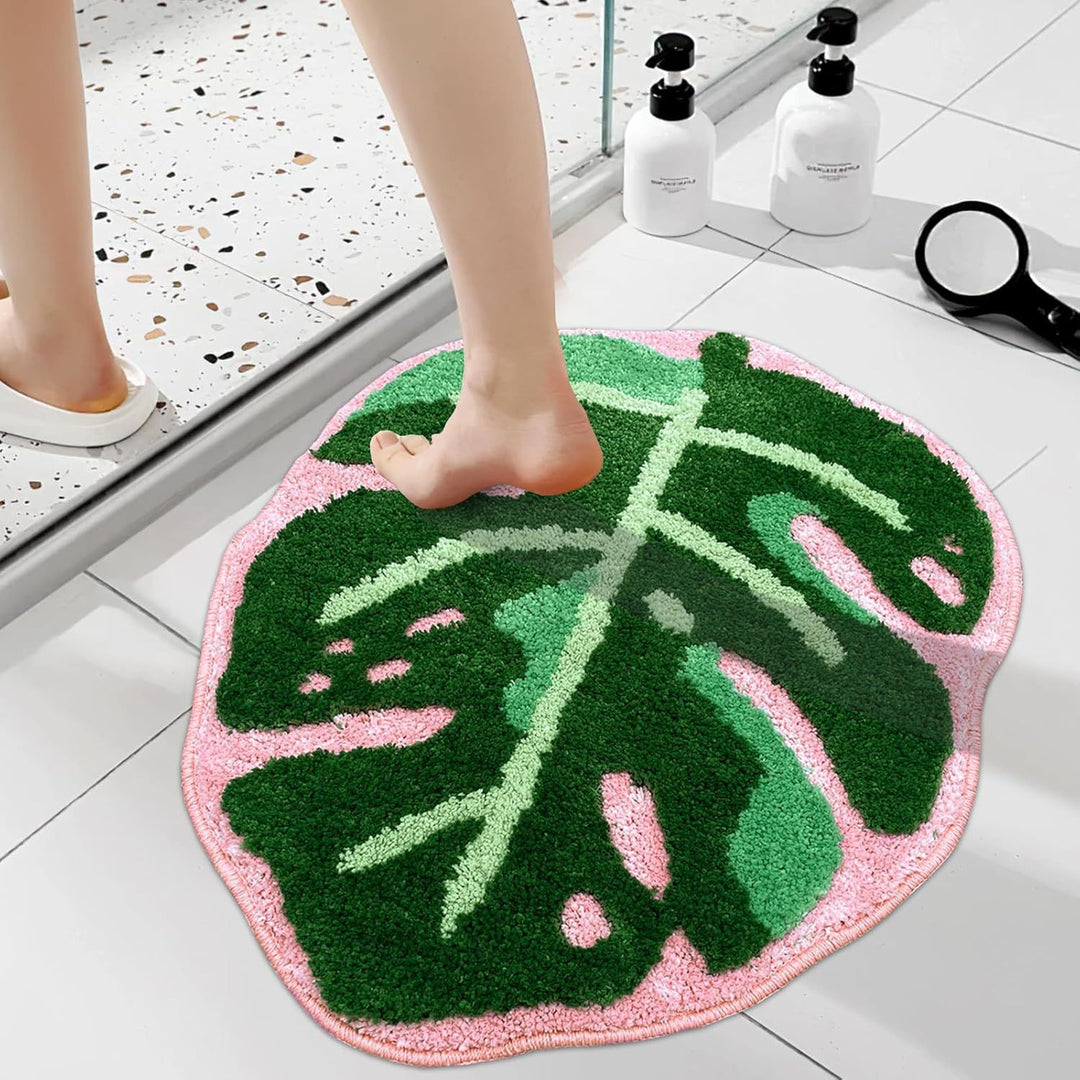 Monstera-Blatt-förmiger Teppich Karnz