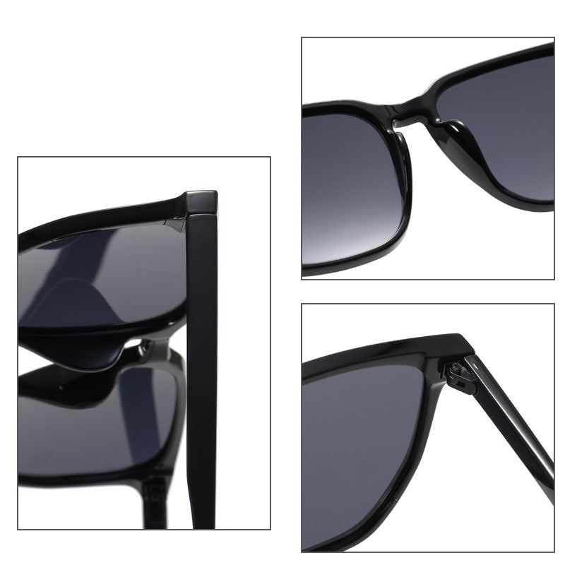 Damen modische Sonnenbrille im klaren Design Karnz