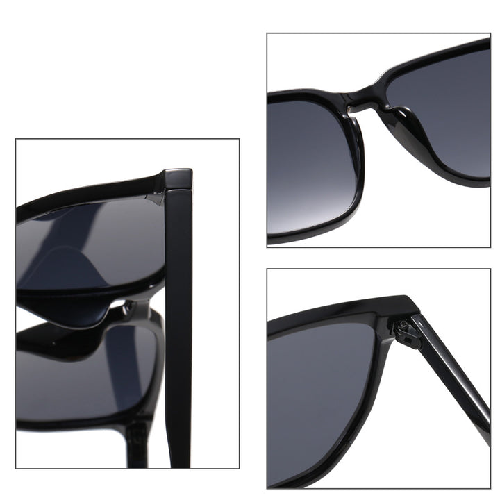 Damen modische Sonnenbrille im klaren Design Karnz